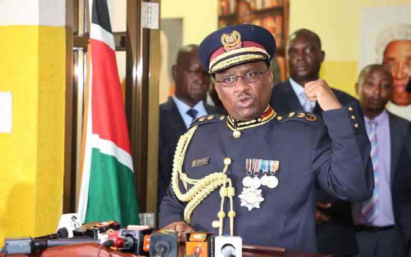 IG Koome issue warning to Kenyans planning to cause chaos during Azimio’s protests