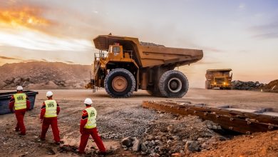 Mining in Africa.