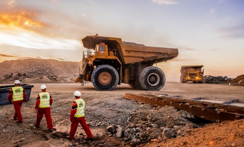 Mining in Africa.